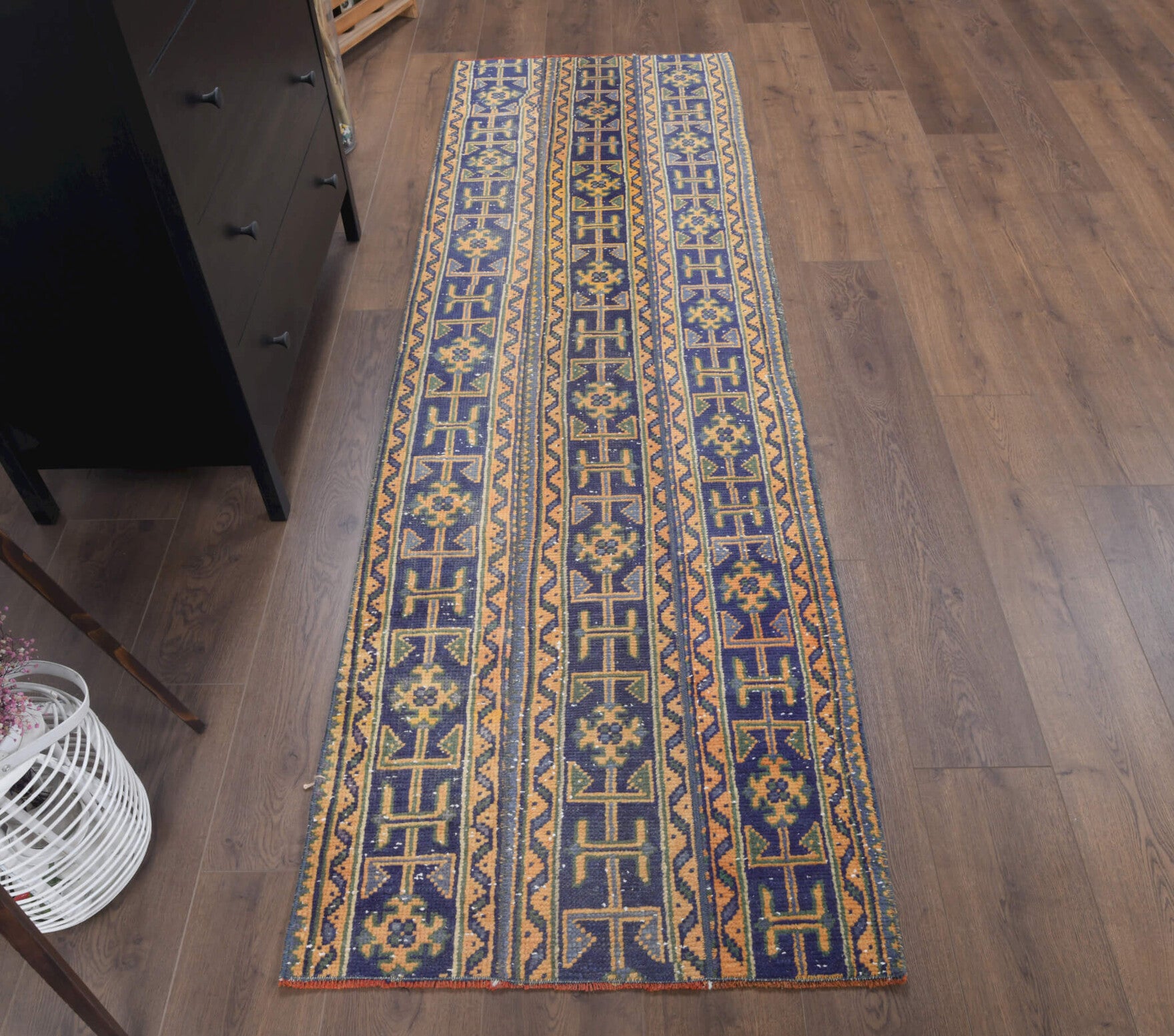 Vintage Patchwork Runner Rug