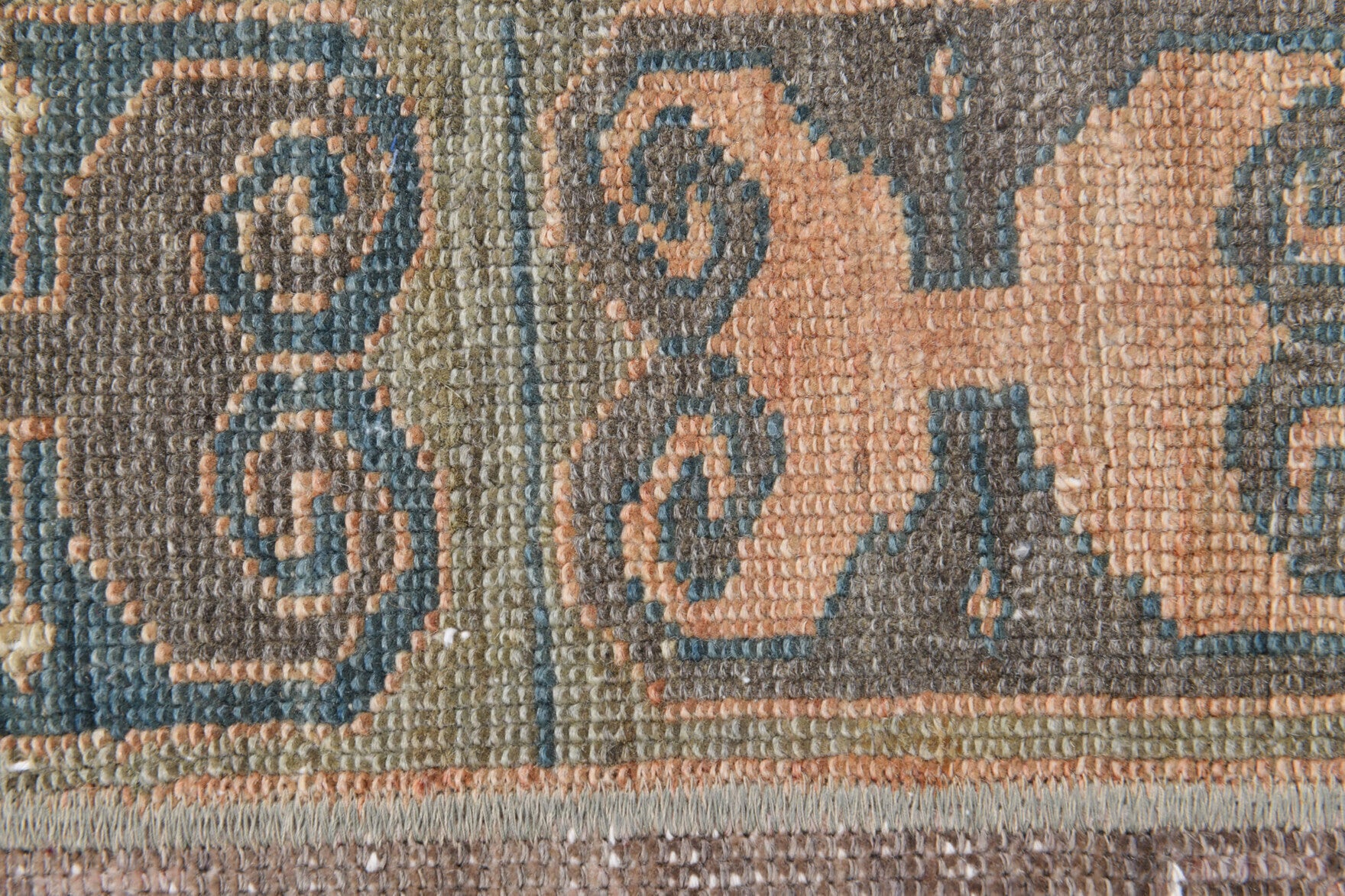 51x181 cm vintage patchwork Anatolian runner rug – Ruyapezir, low pile, wool