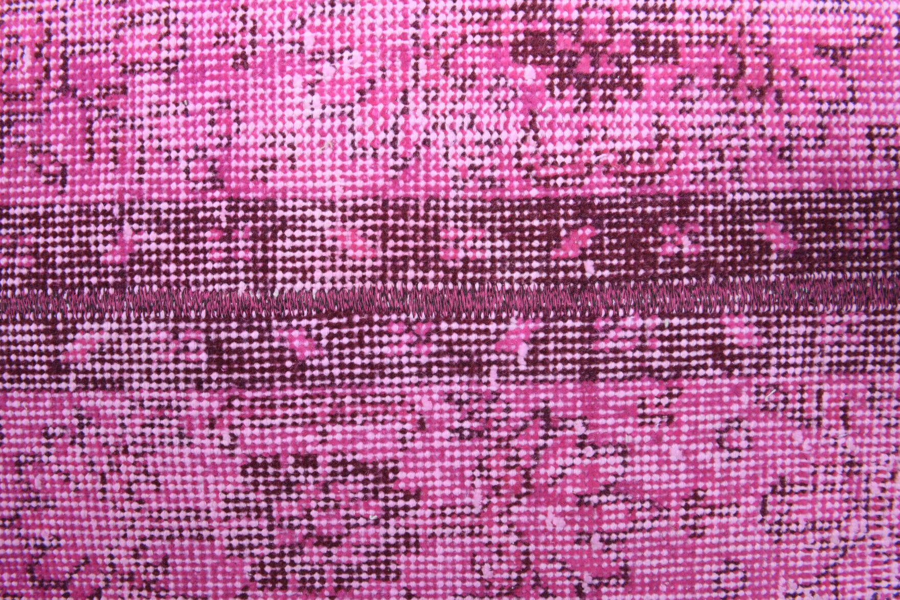 One-of-a-kind 1970s Anatolian vintage patchwork runner rug in wool, 1'7" x 8'7"