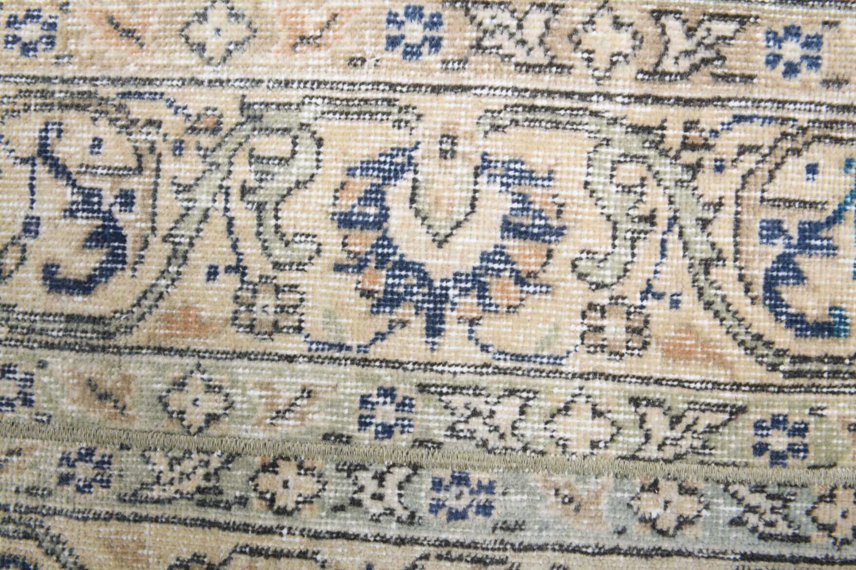 One-of-a-kind 1970s Anatolian vintage patchwork runner rug in wool, 2'2" x 10'6"