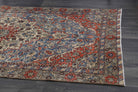 117x206 cm vintage Persian area rug – Akikbike, low pile, wool