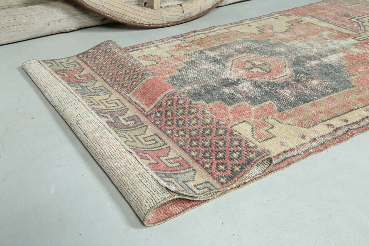 Vintage Anatolian Runner Rug - 24373