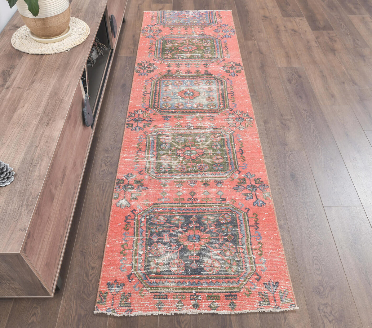 Vintage Anatolian Runner Rug - 23887
