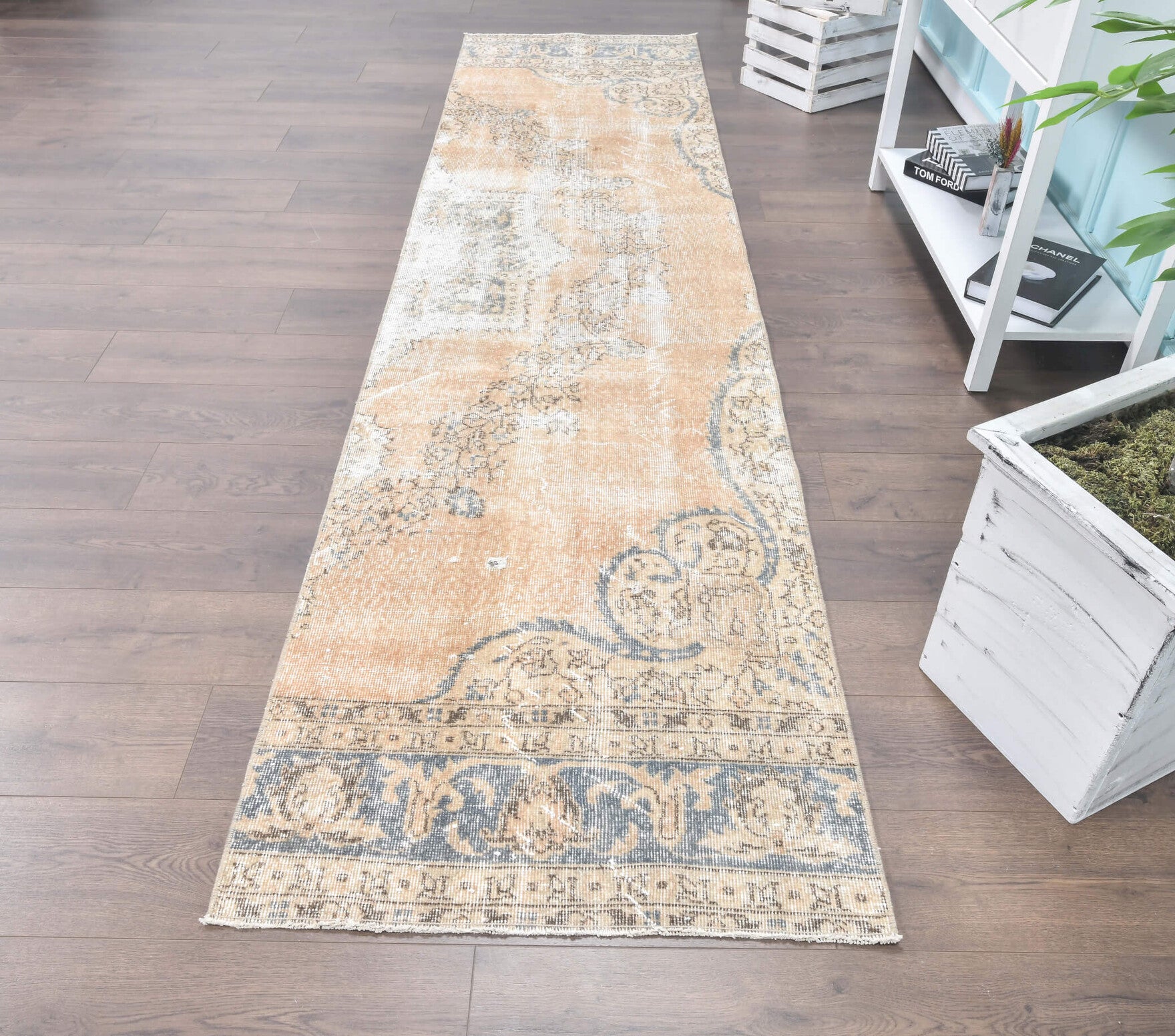 Vintage Floral Runner Rug