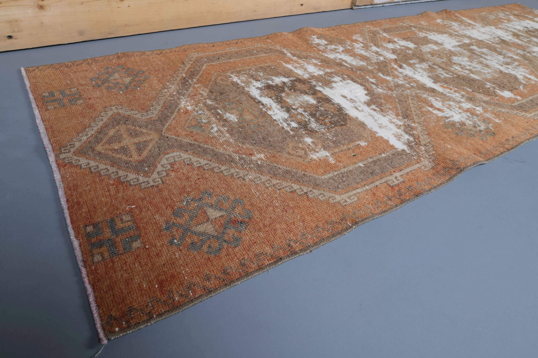 Vintage Oushak Runner Rug