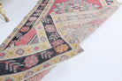 Phaenolampe – vintage oriental runner for living room or hallway, 3'3" x 9'5" (99x288 cm)