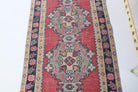 99x288 cm vintage Anatolian runner rug – Phaenolampe, low pile, wool