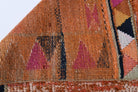 Authentic Anatolian vintage runner rug (1970s) with ikat design – one-of-a-kind at Fame Rugs