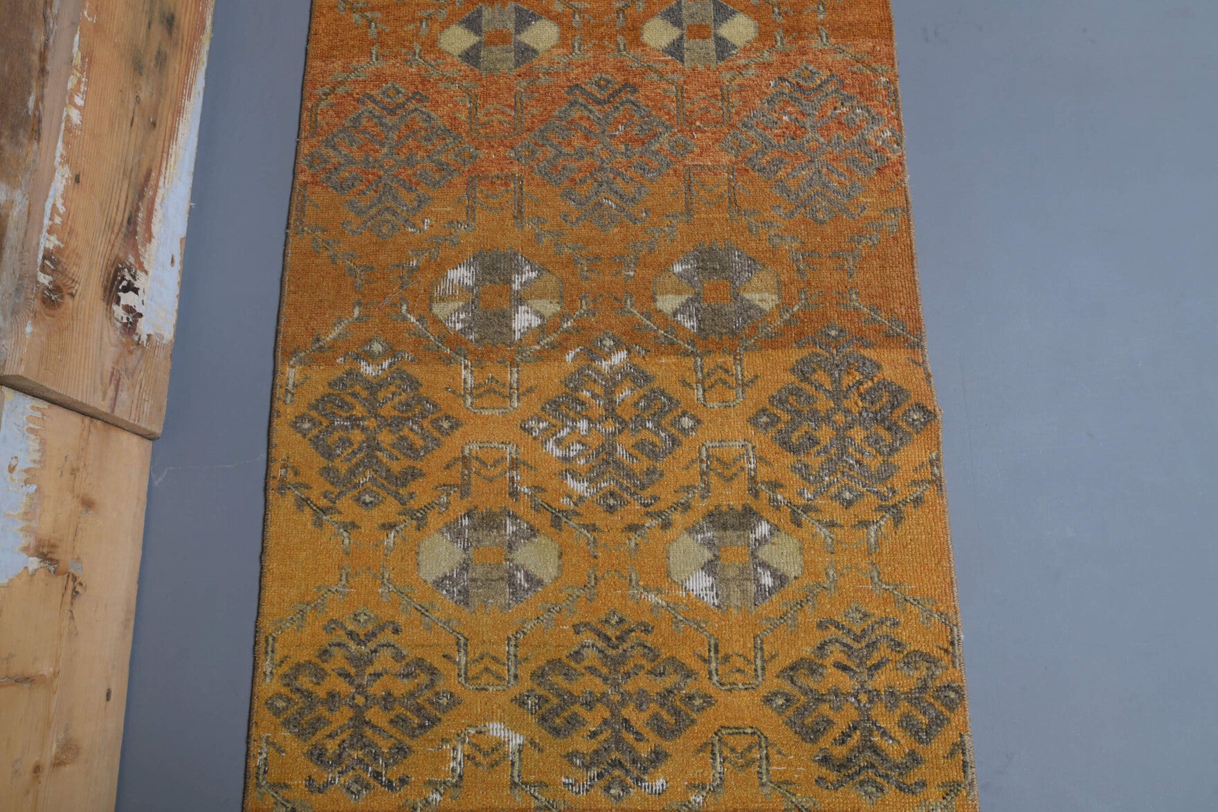 Oushak Vintage Runner Rug