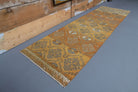 Oushak Vintage Runner Rug
