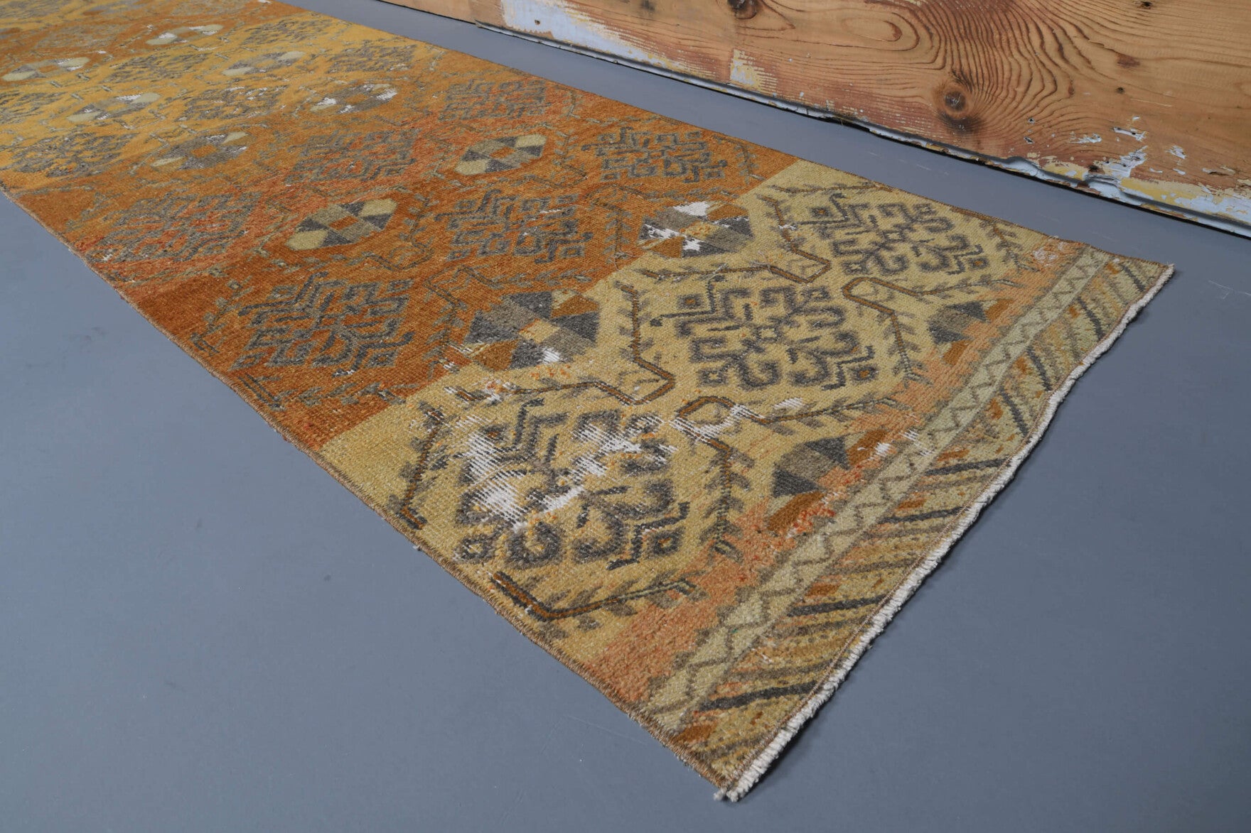 Oushak Vintage Runner Rug