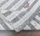 Simumut runner: 1970s handwoven flatweave Anatolian runner with striped motifs and cotton backing