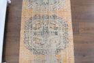 Semi-Antique Oushak Runner Rug