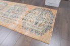 Semi-Antique Oushak Runner Rug