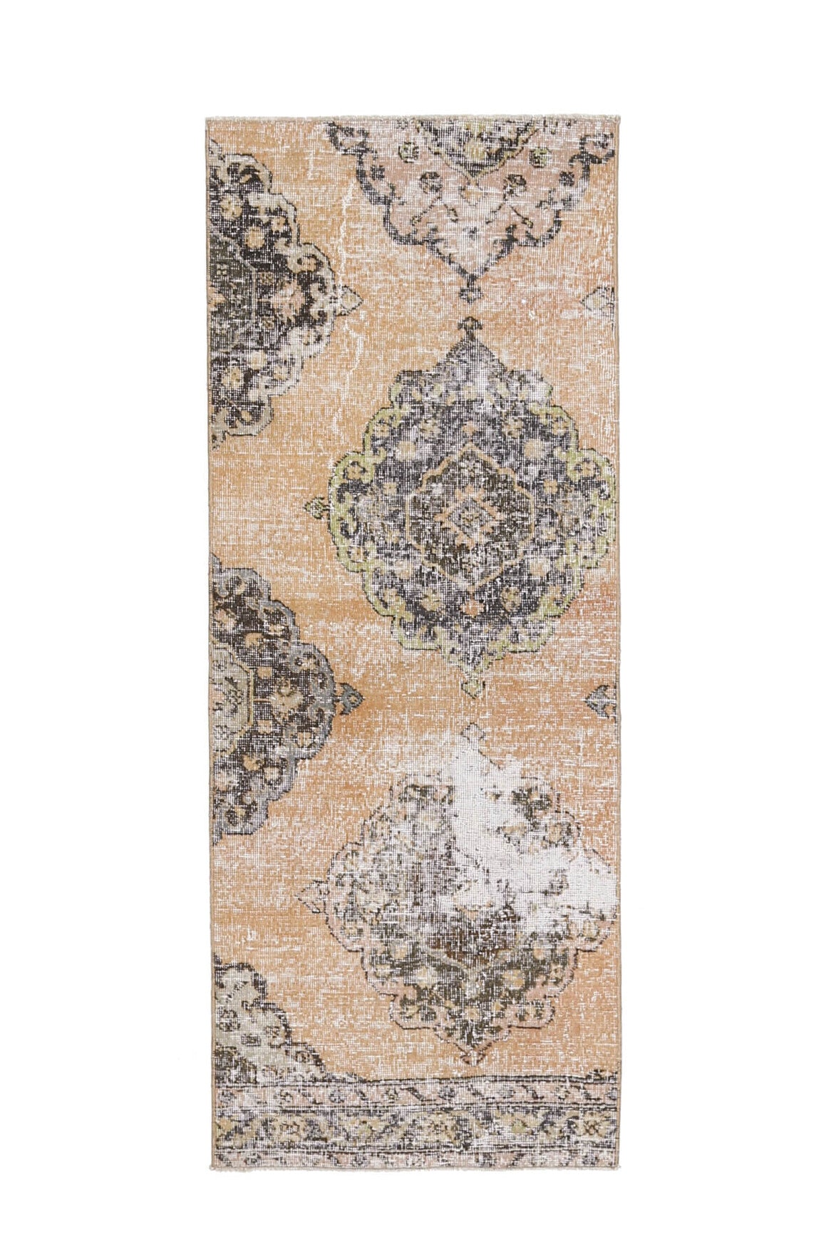 Vintage Oushak Runner Rug - 29474