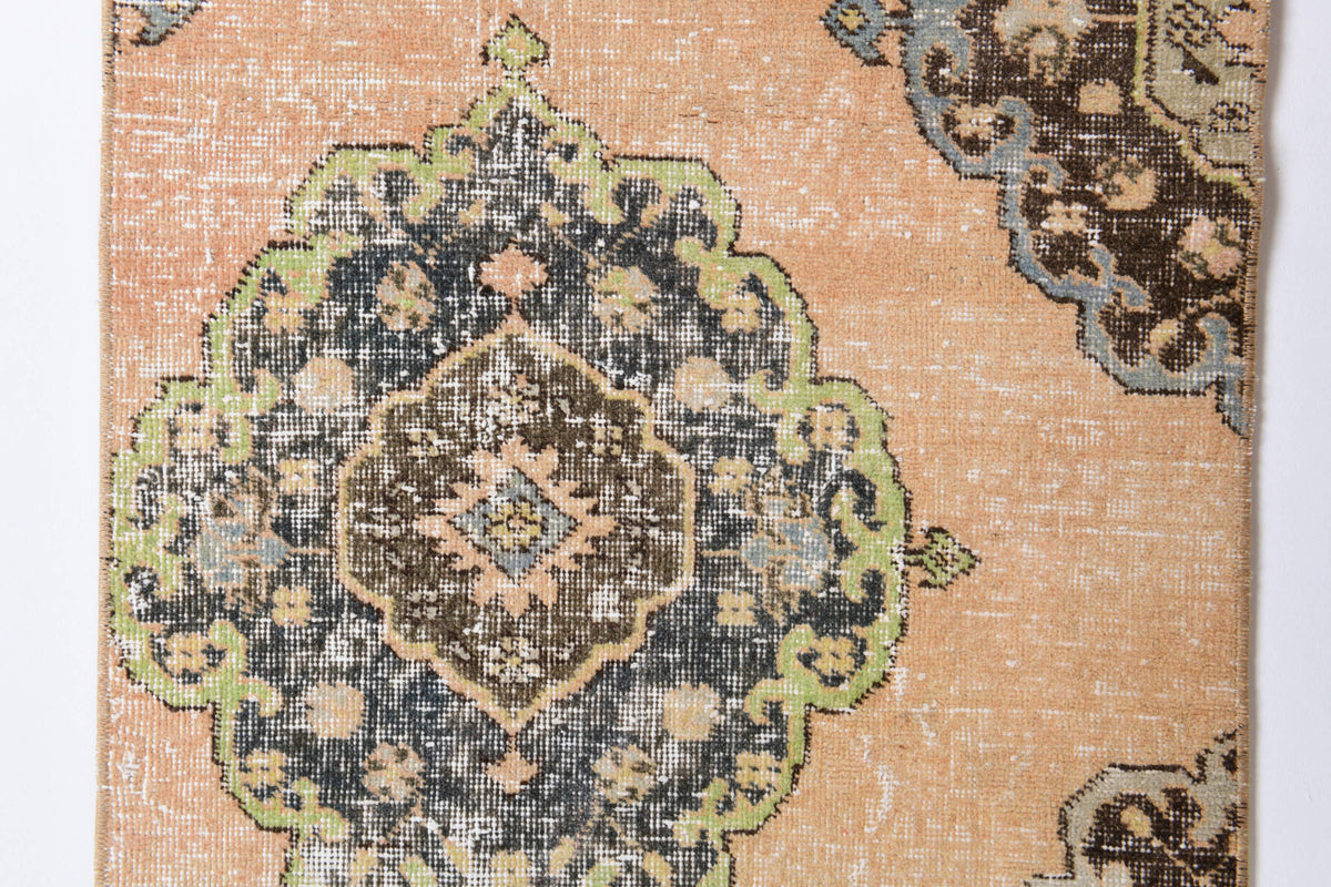 Vintage Oushak Runner Rug - 29474