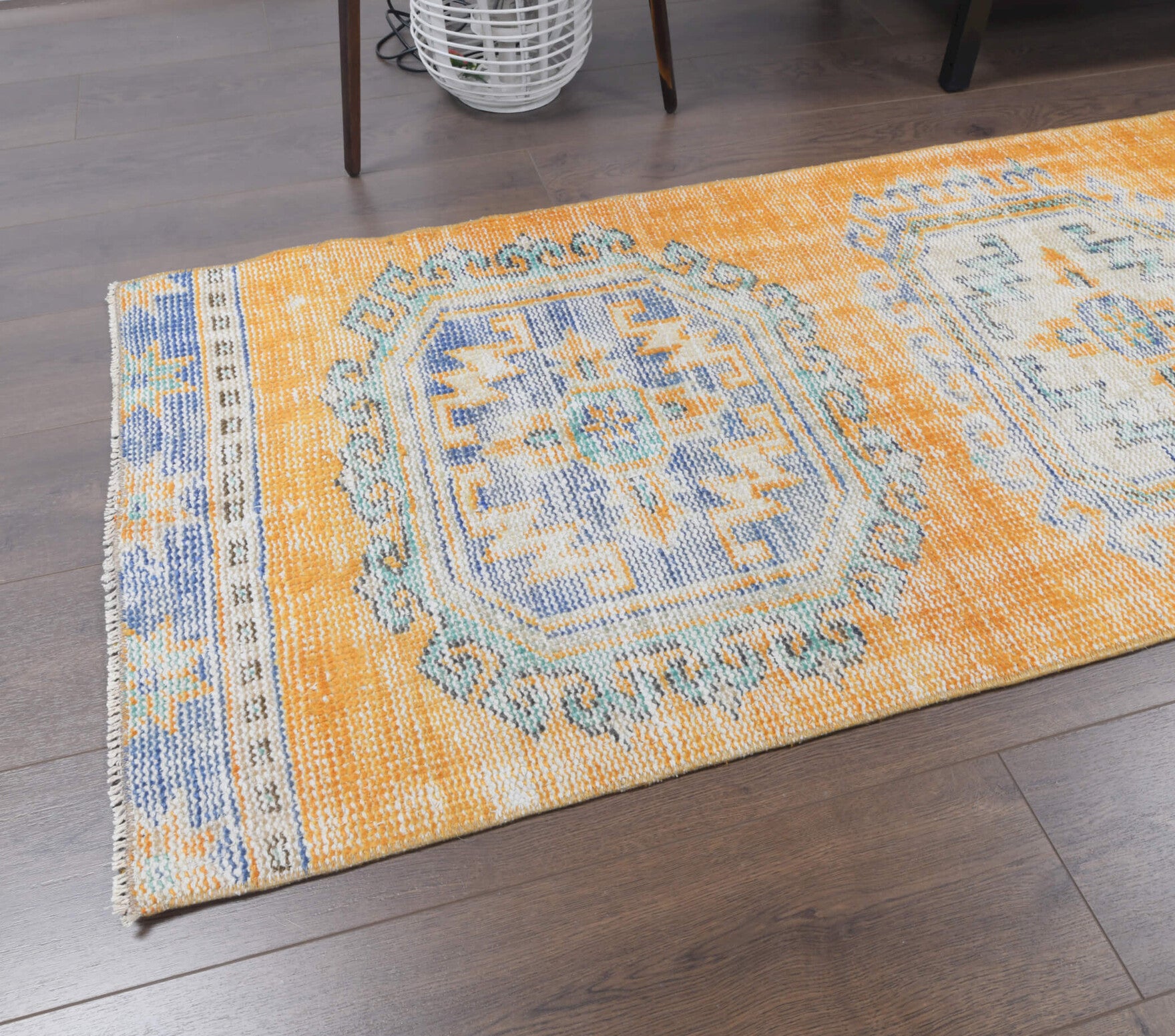 One-of-a-kind 1970s Anatolian vintage runner rug in wool, 2'6" x 10'6"