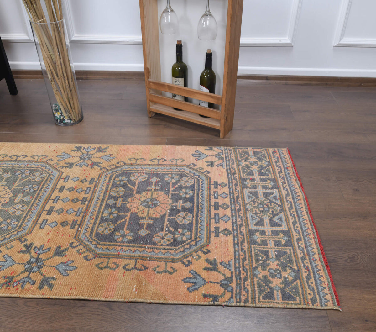 Vintage Oushak Runner Rug
