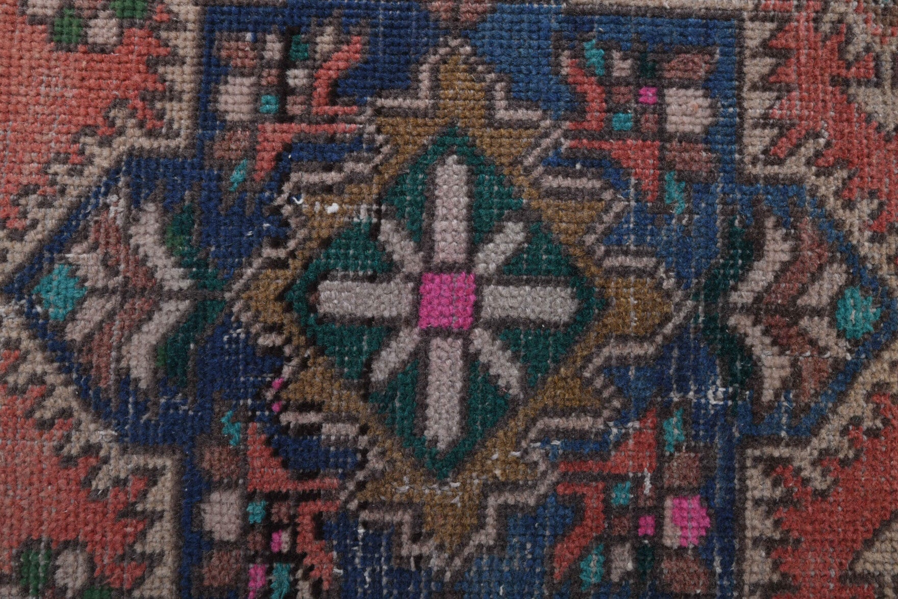 74x260 cm vintage Anatolian runner rug – Eleuthope, low pile, wool
