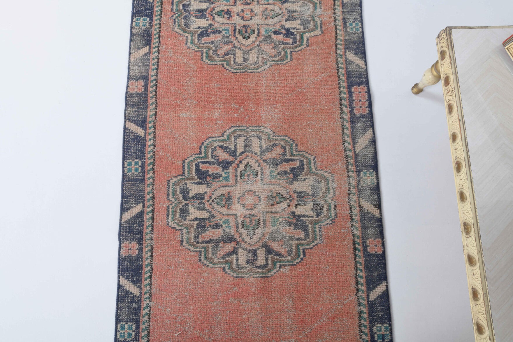 73x273 cm vintage Anatolian runner rug – Eleuthesthene, low pile, wool