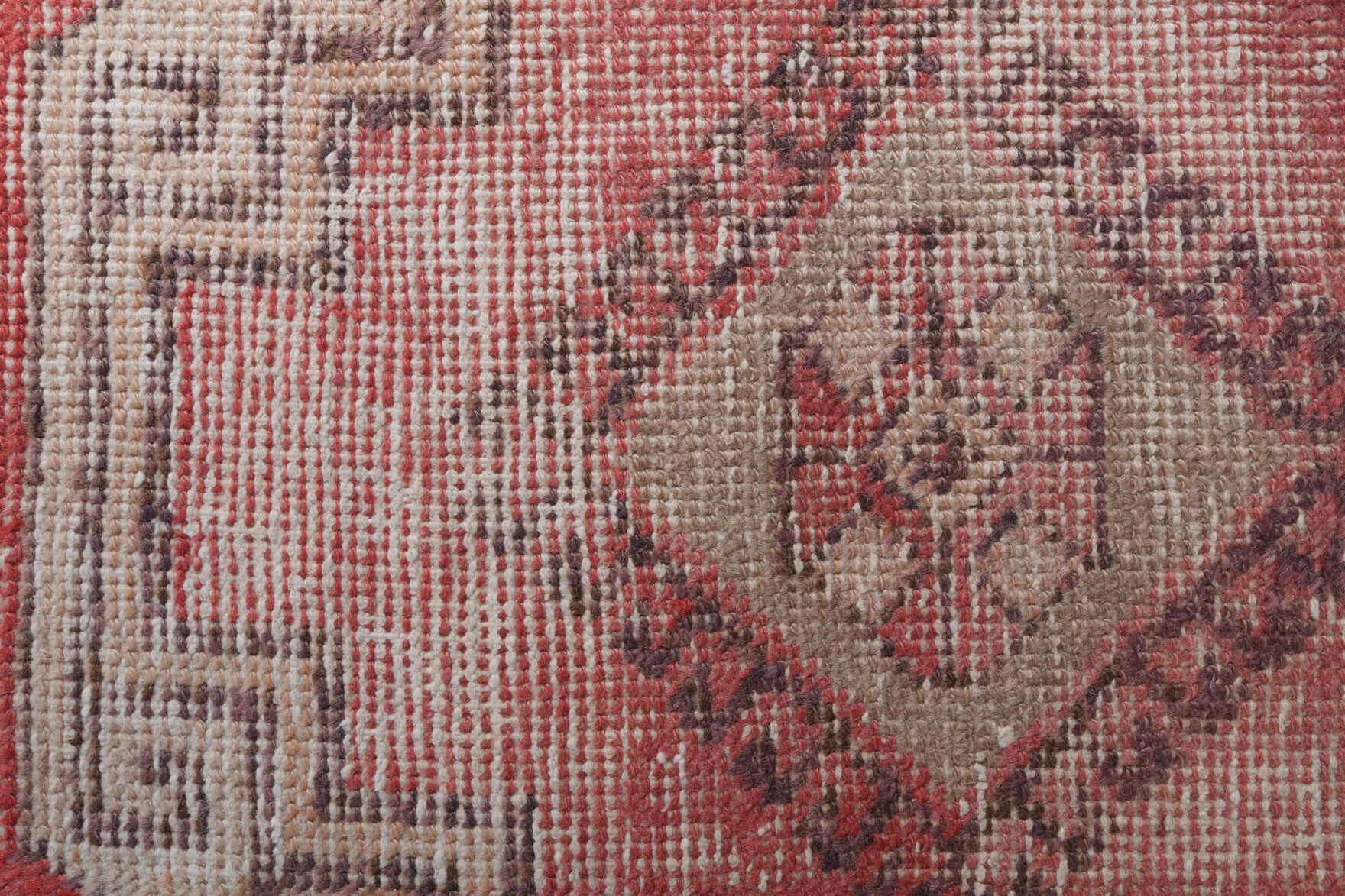 Authentic Anatolian distressed vintage runner rug (1960s) with traditional design – one-of-a-kind at Fame Rugs