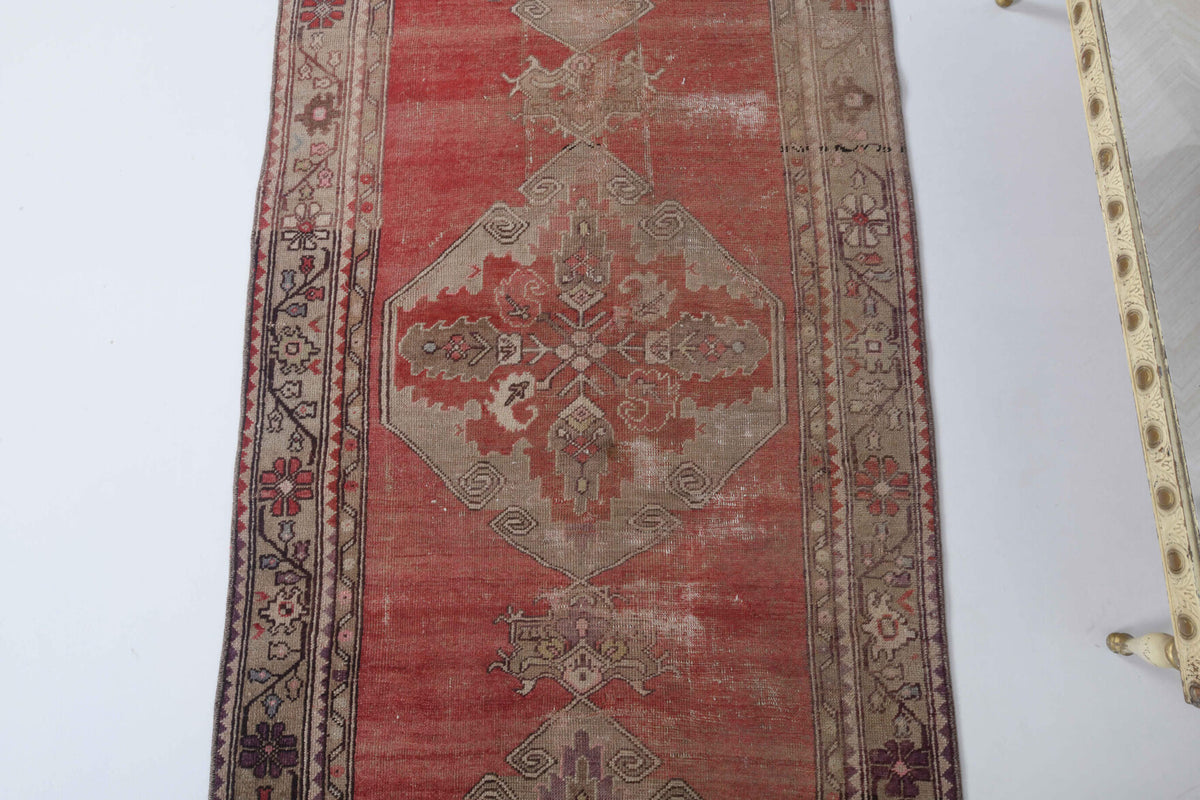 Vintage Oushak Runner Rug
