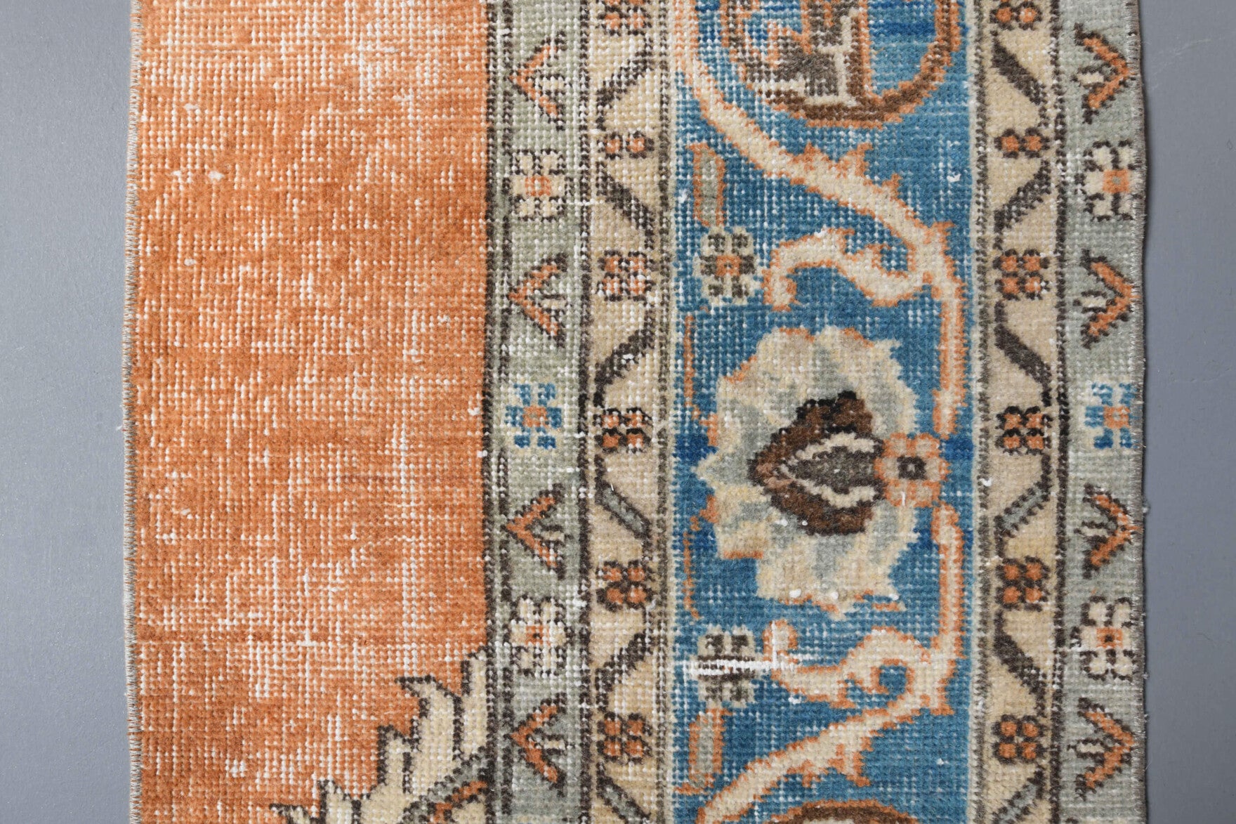 55x281 cm vintage Anatolian runner rug – Dilpare, low pile, wool