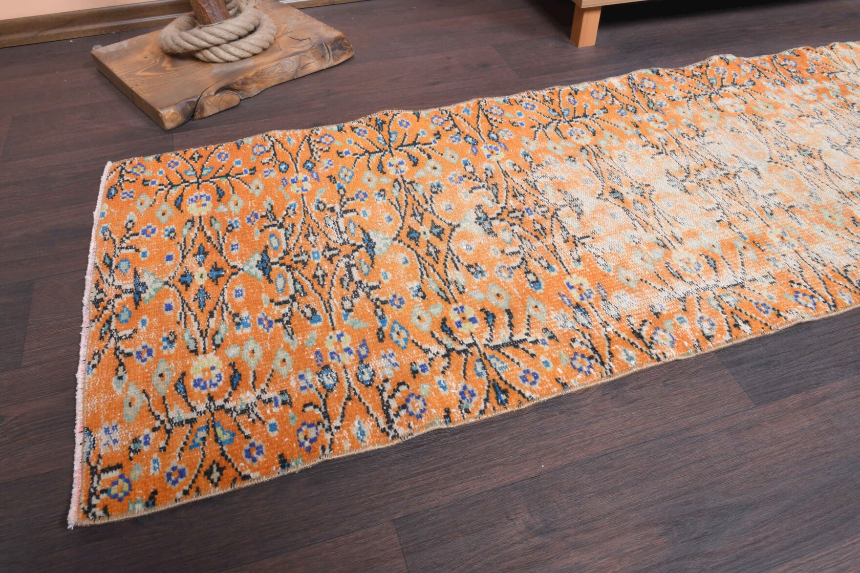 One-of-a-kind 1970s Anatolian vintage runner rug in wool, 2'3" x 10'2"