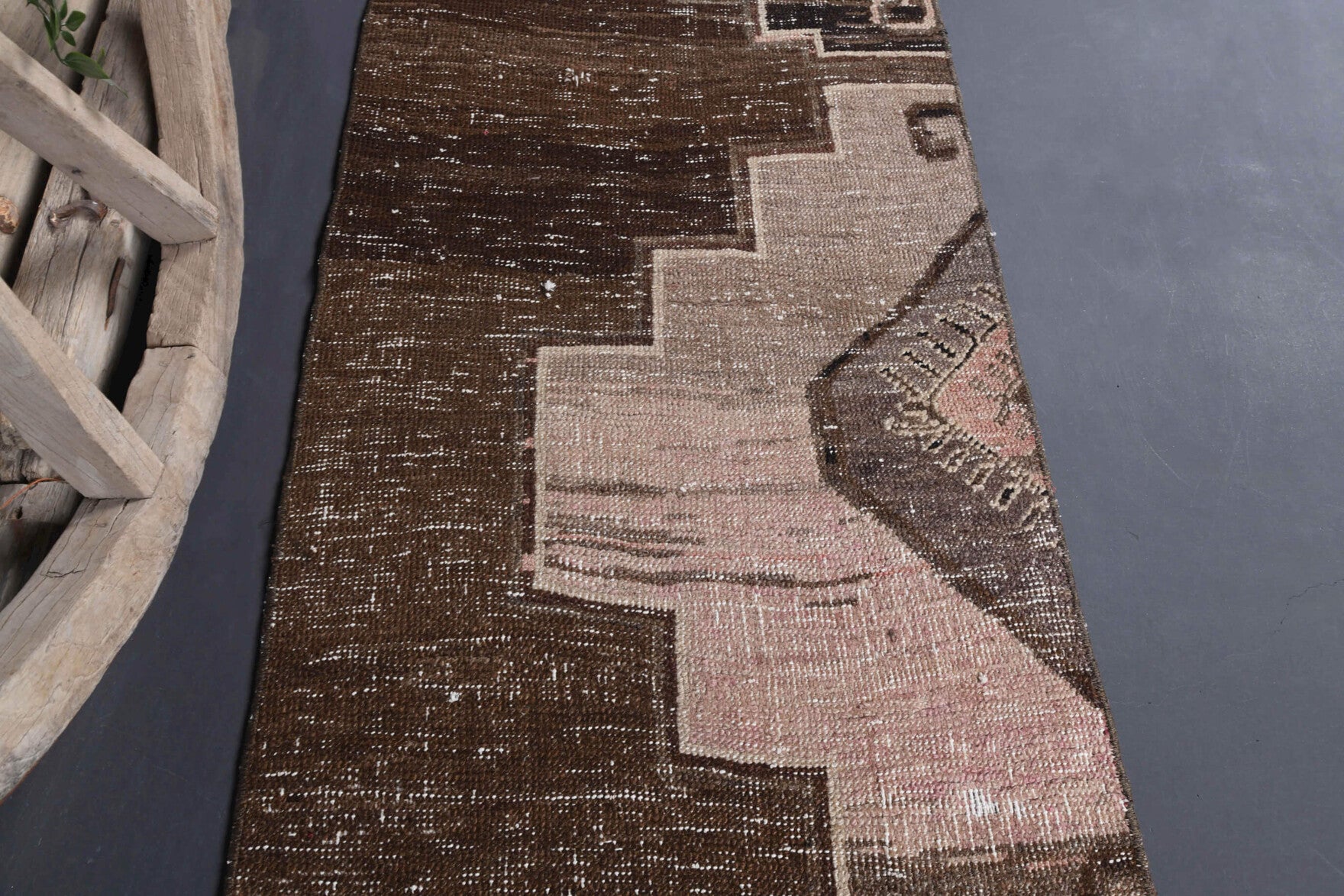 Handmade wool runner from Anatolia, Turkey – Vintage Anatolian Runner Rug 2'4" x 10'10"