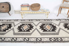 Turkish Vintage Oushak Runner Rug