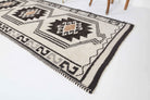 Turkish Vintage Oushak Runner Rug