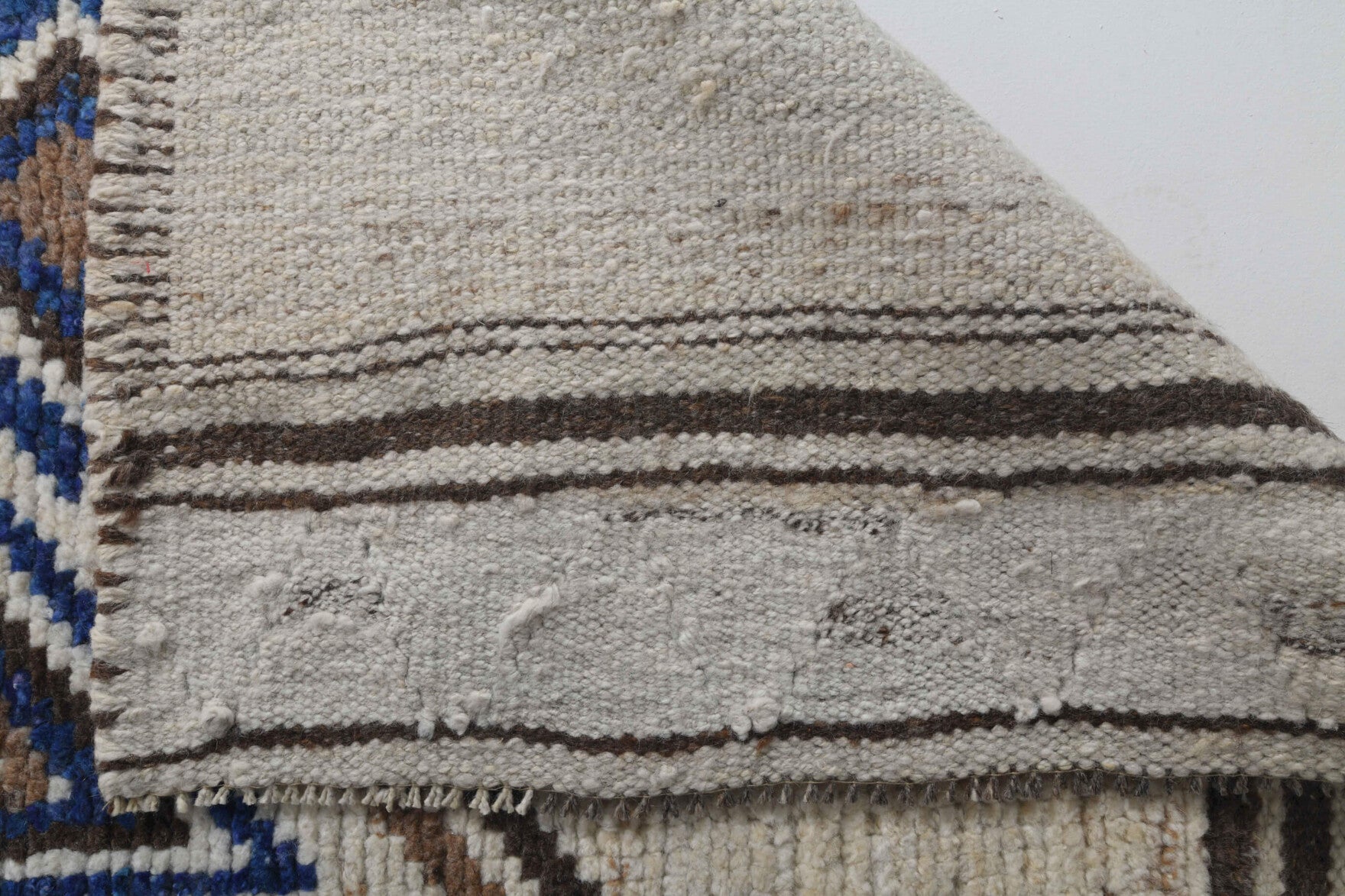 90x375 cm vintage Anatolian runner rug – Aglaothea, low pile, wool