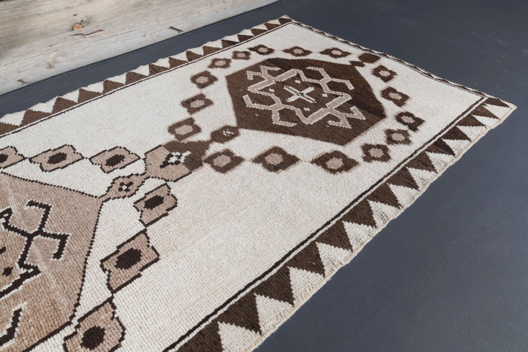 One-of-a-kind 1970s Anatolian vintage runner rug in wool, 3'3" x 10'6"