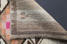 Turkish Oushak Vintage Runner Rug