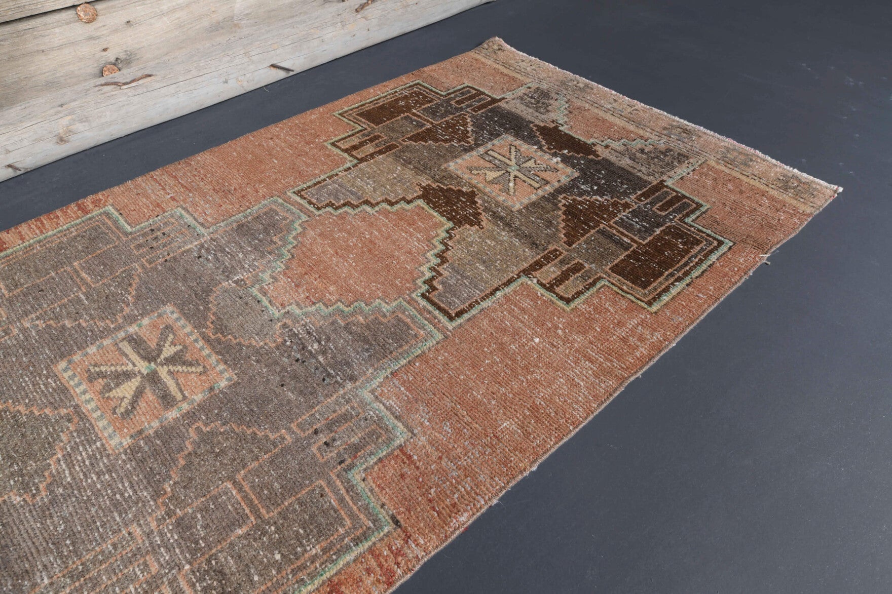 One-of-a-kind 1970s Anatolian vintage runner rug in wool, 2'11" x 10'5"