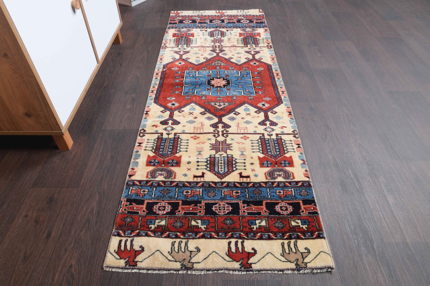 One-of-a-kind 1970s Anatolian vintage runner rug in wool, 2'2" x 6'2"