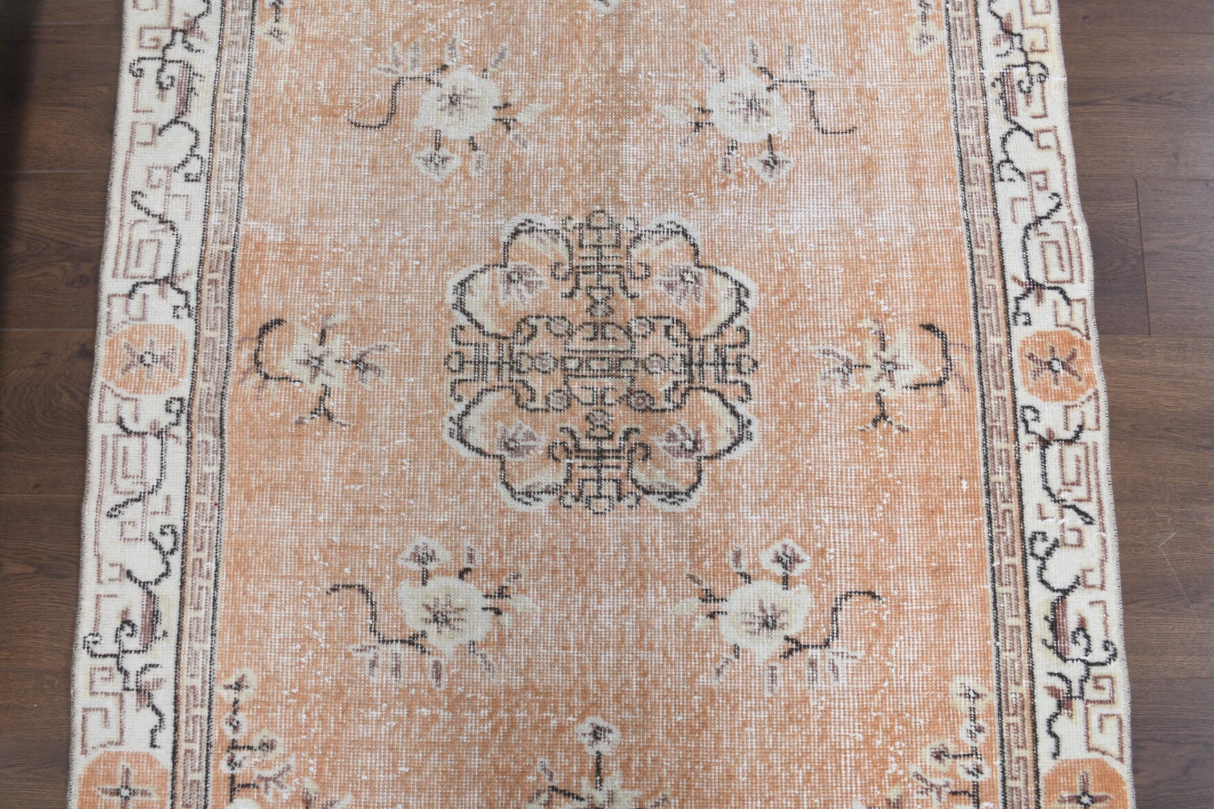 One-of-a-kind 1970s Anatolian vintage area rug in wool, 3'9" x 6'8"