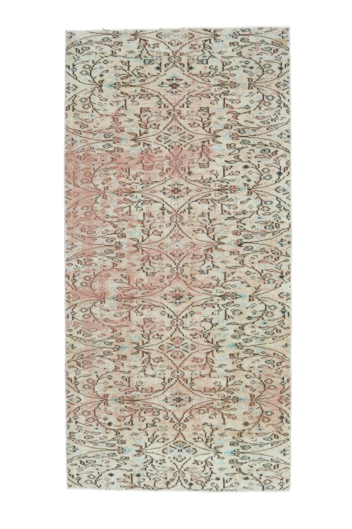 Vintage Hereke Accent Rug