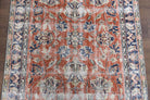 One-of-a-kind 1970s Anatolian distressed vintage area rug in wool, 3'10" x 6'7"