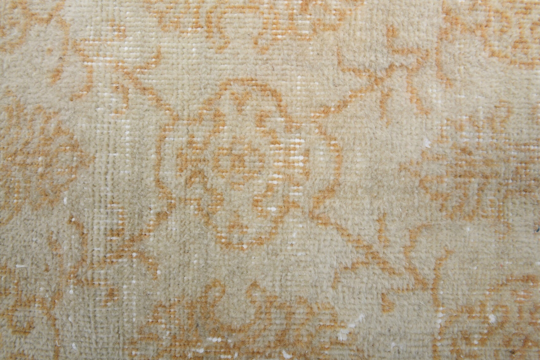 Theano rug: 1970s handmade Anatolian rug with ikat motifs and cotton backing