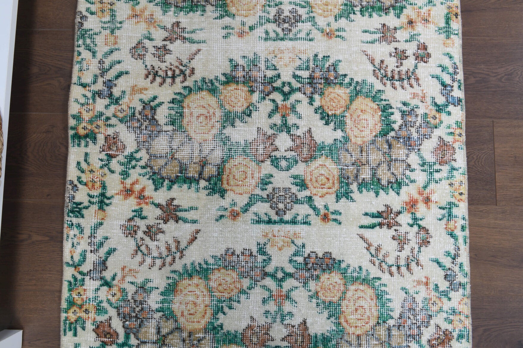 One-of-a-kind 1970s Anatolian vintage area rug in wool, 2'10" x 5'10"