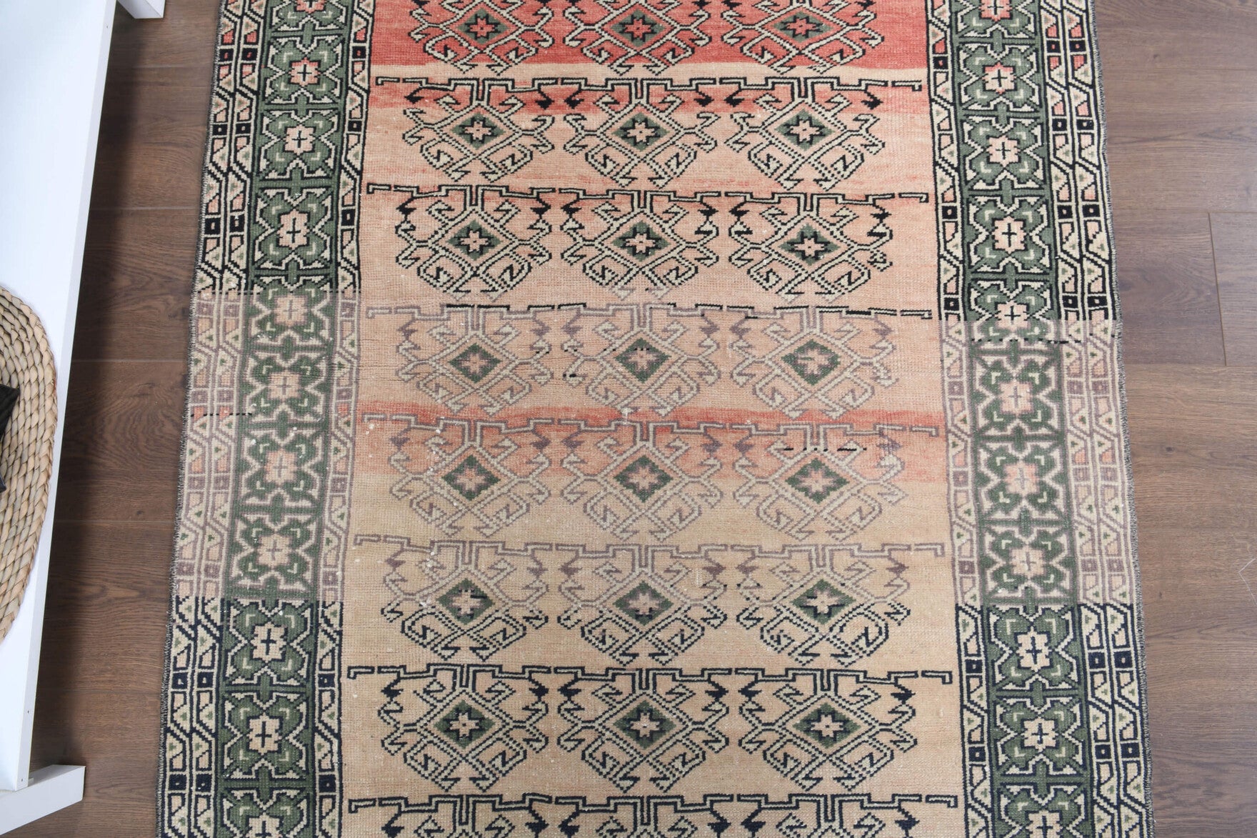 One-of-a-kind 1970s Anatolian vintage area rug in wool, 3'7" x 6'4"
