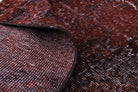 Vintage Dark Red Rug
