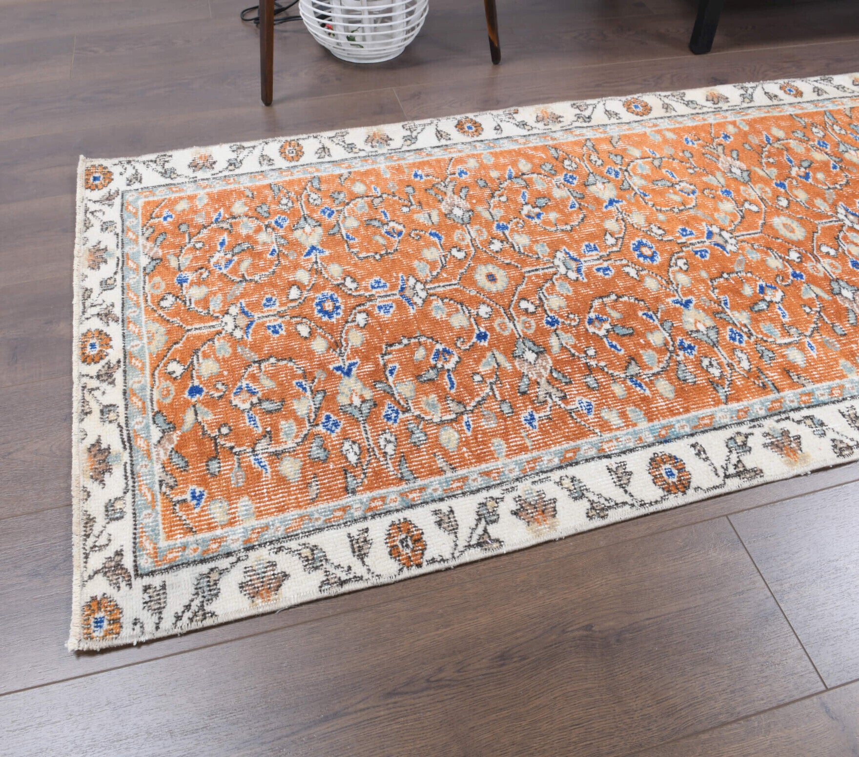 One-of-a-kind 1970s Anatolian vintage runner rug in wool, 2'7" x 10'5"