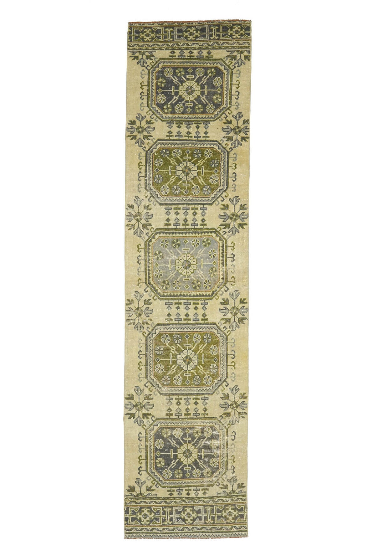 Vintage Oushak Runner Rug - 29077