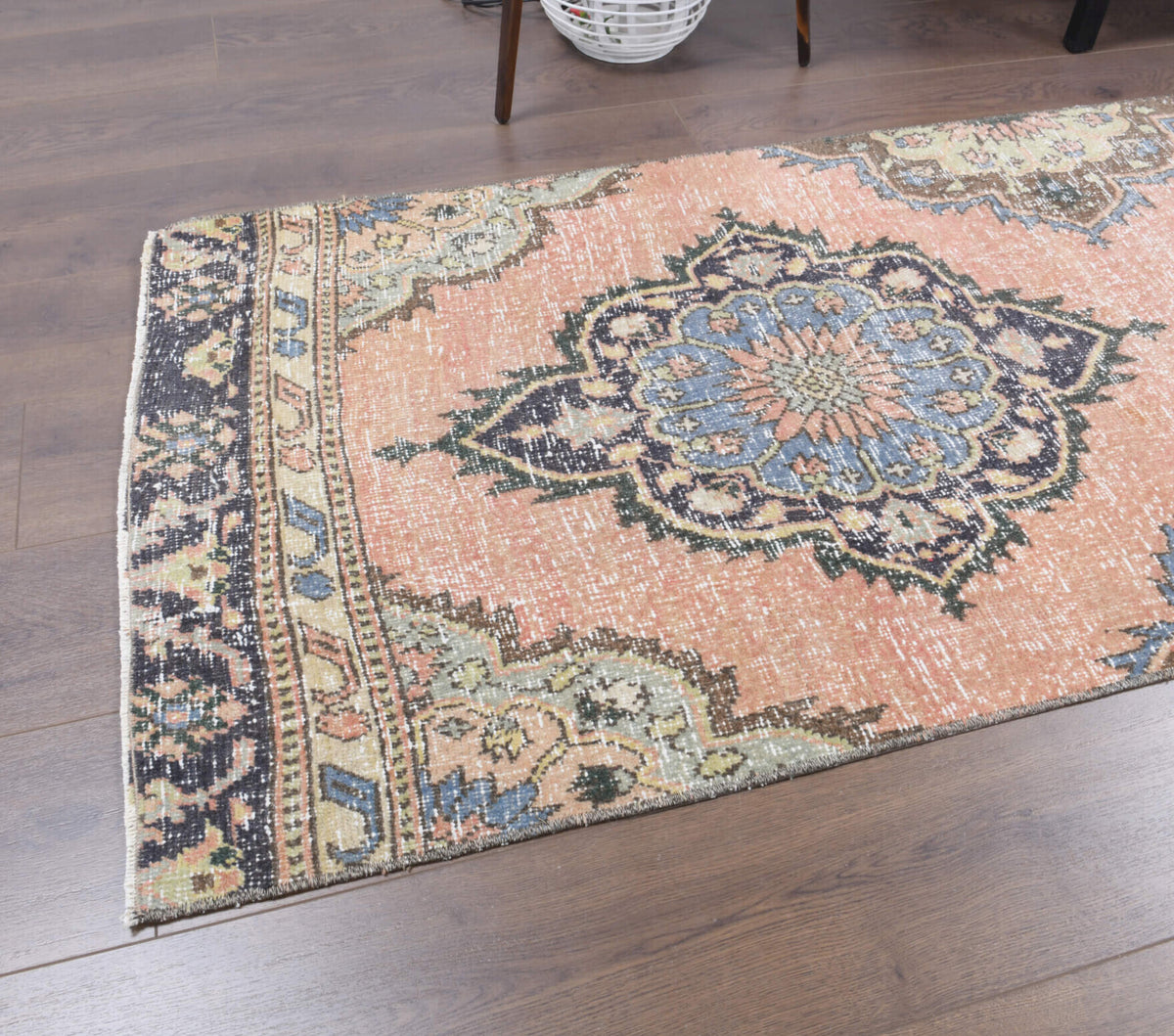 Vintage Oushak Runner Rug