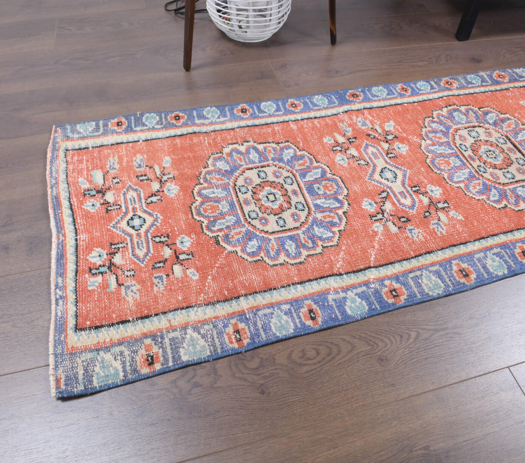 One-of-a-kind 1970s Anatolian vintage runner rug in wool, 2'2" x 10'4"