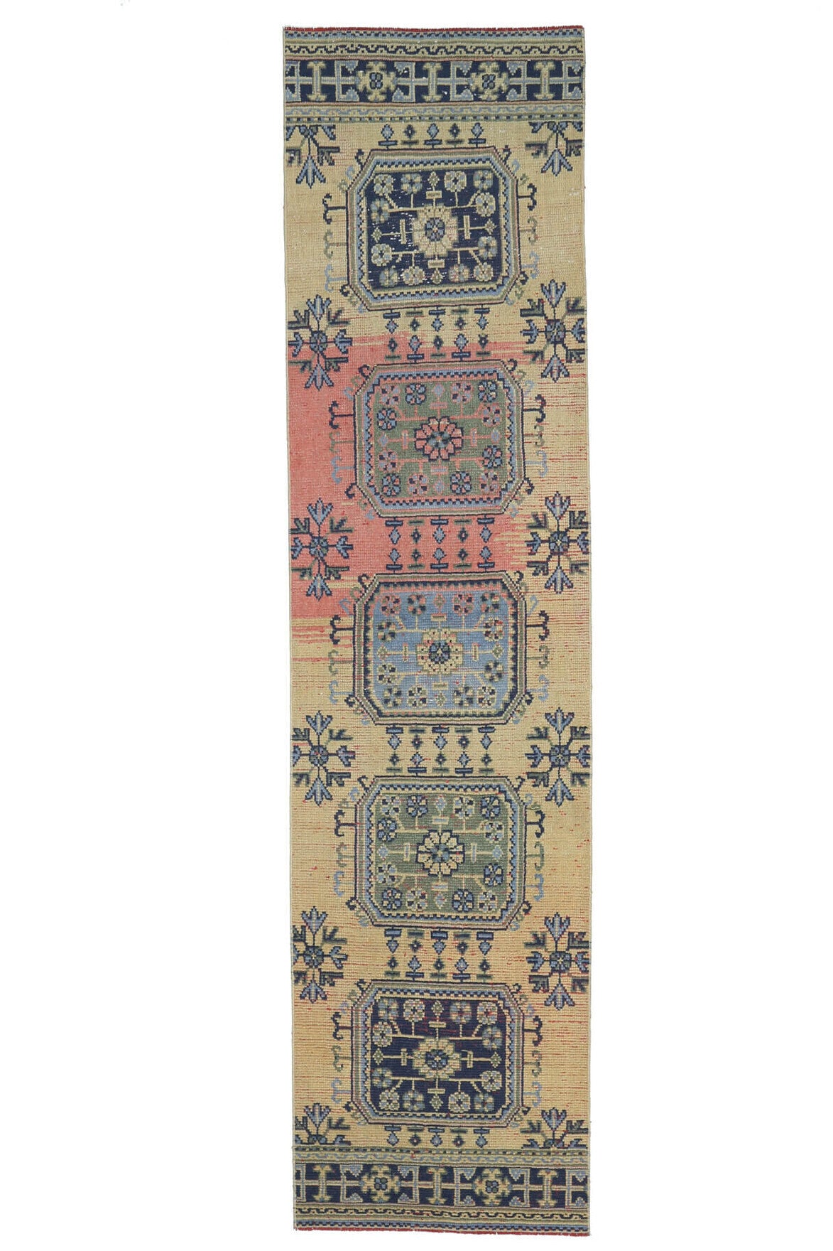 Vintage Oushak Runner Rug - 29099