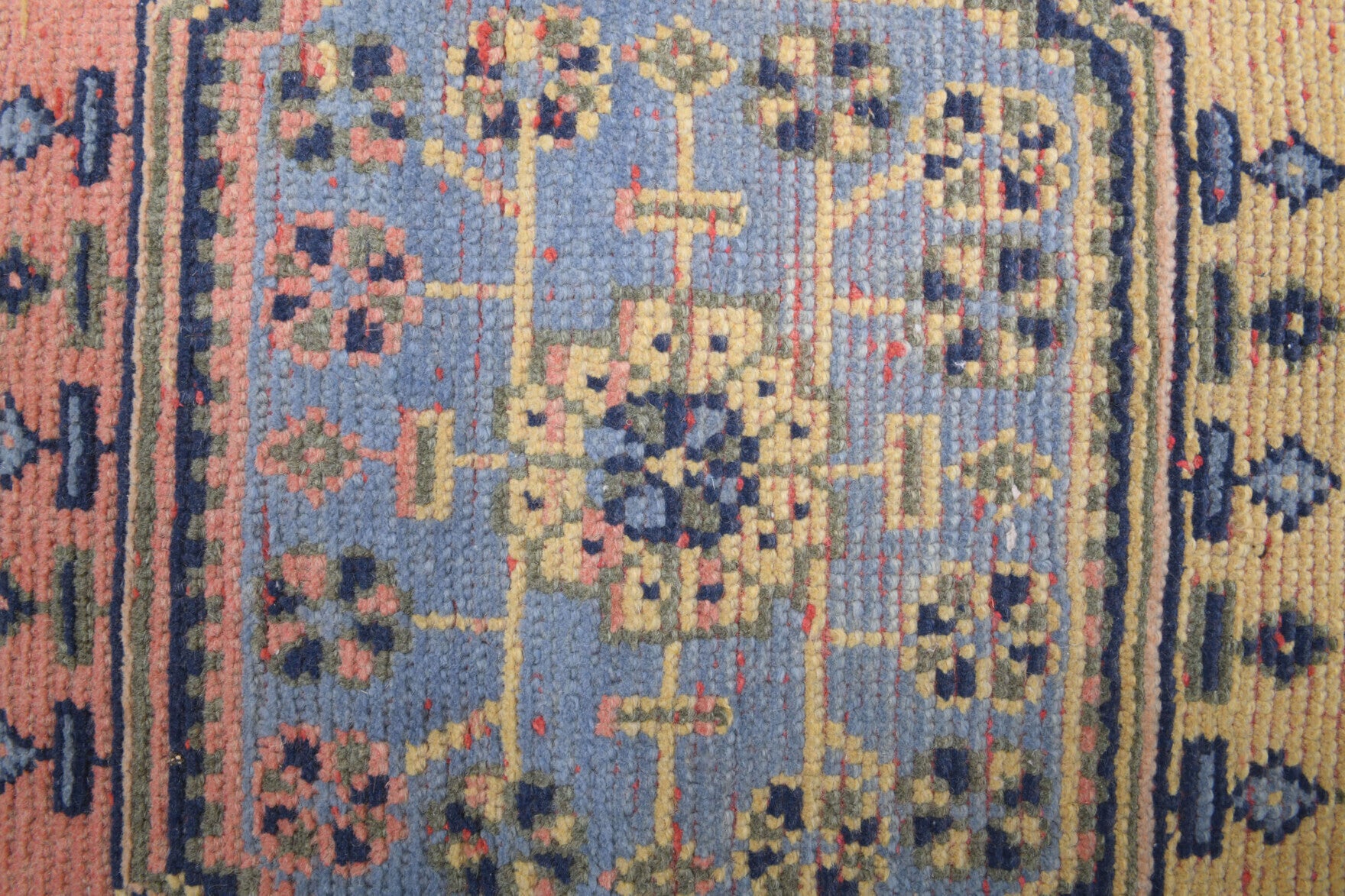 82x330 cm vintage Anatolian runner rug – Kayakoy, low pile, wool