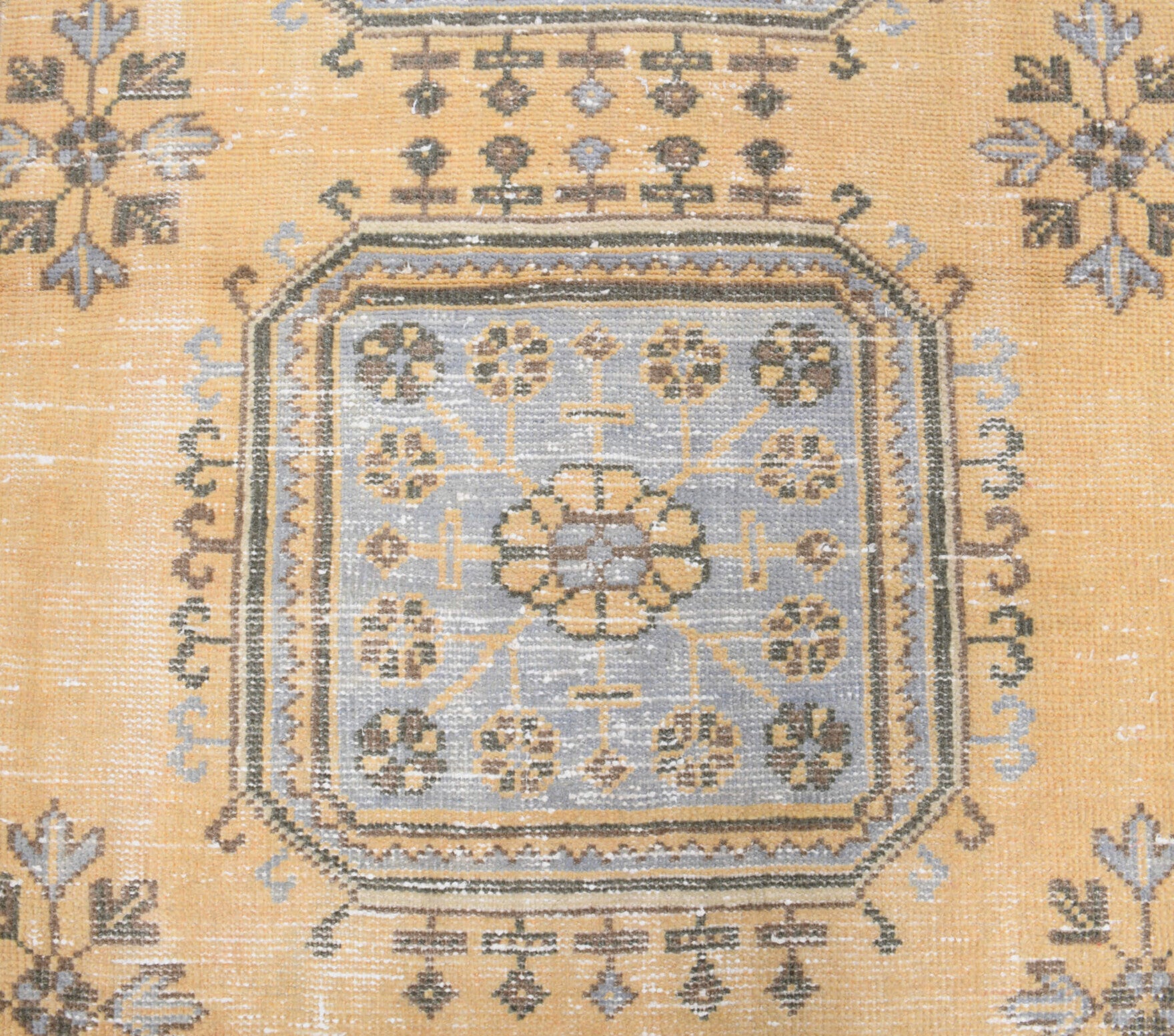 99x389 cm vintage Anatolian runner rug – Kalotheia, low pile, wool